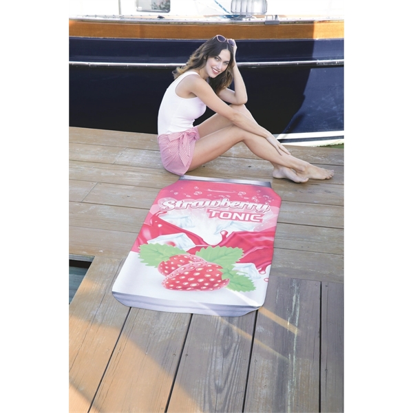 ColorFusion Can-Shaped Beach Towel - ColorFusion Can-Shaped Beach Towel - Image 0 of 3