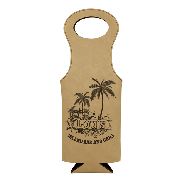 Leatherette Wine Bag - Leatherette Wine Bag - Image 0 of 17