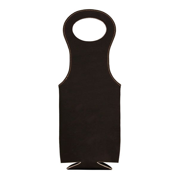 Leatherette Wine Bag - Leatherette Wine Bag - Image 5 of 17