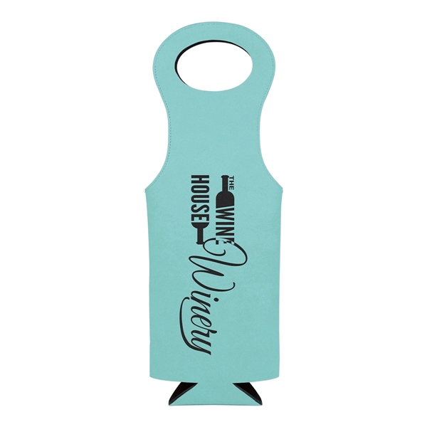 Leatherette Wine Bag - Leatherette Wine Bag - Image 16 of 17