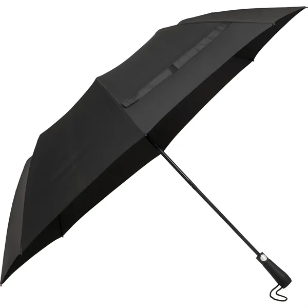 58" Recycled Folding Golf Umbrella - 58" Recycled Folding Golf Umbrella - Image 6 of 11