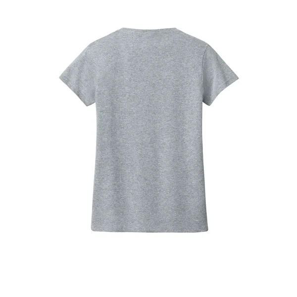 Gildan Women's Heavy Cotton 100% Cotton V-Neck T-Shirt. - Gildan Women's Heavy Cotton 100% Cotton V-Neck T-Shirt. - Image 9 of 44