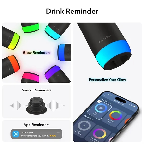 HidrateSpark PRO 2 Chug 21oz - HidrateSpark PRO 2 Chug 21oz - Image 15 of 21