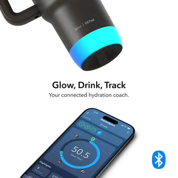 HidrateSpark Pro 2 Tumbler 30oz - HidrateSpark Pro 2 Tumbler 30oz - Image 7 of 21