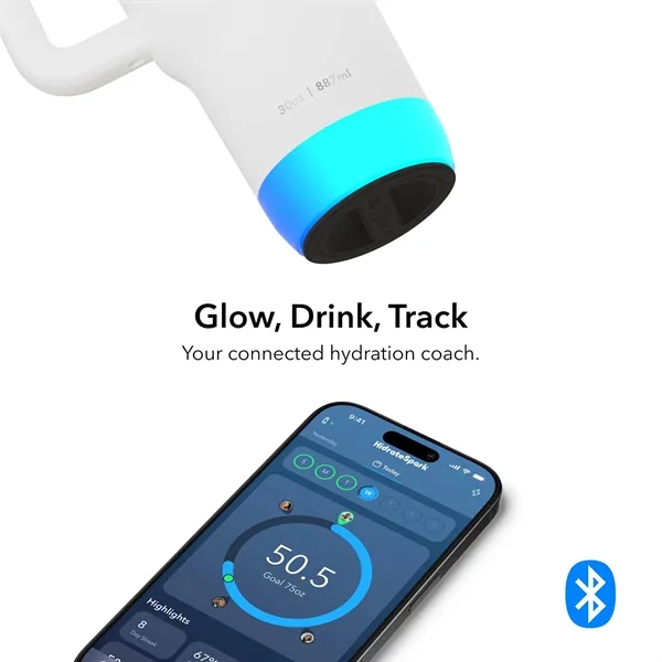 HidrateSpark Pro 2 Tumbler 30oz - HidrateSpark Pro 2 Tumbler 30oz - Image 18 of 21