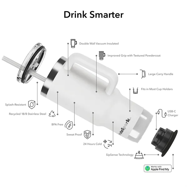 HidrateSpark Pro 2 Tumbler 30oz - HidrateSpark Pro 2 Tumbler 30oz - Image 20 of 21