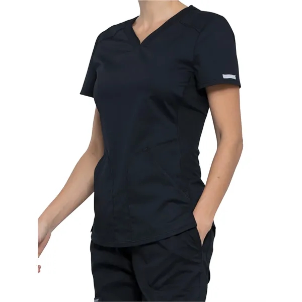 Cherokee - Workwear Revolution - Women's 2-Pocket V-Neck Top - Cherokee - Workwear Revolution - Women's 2-Pocket V-Neck Top - Image 2 of 29