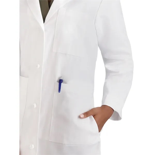 Meta Labwear - Women's Five-Pocket 38" Knot Button Lab Coat - Meta Labwear - Women's Five-Pocket 38" Knot Button Lab Coat - Image 2 of 2
