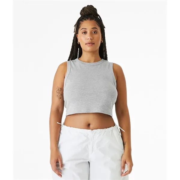 Womens Micro Rib Muscle Crop