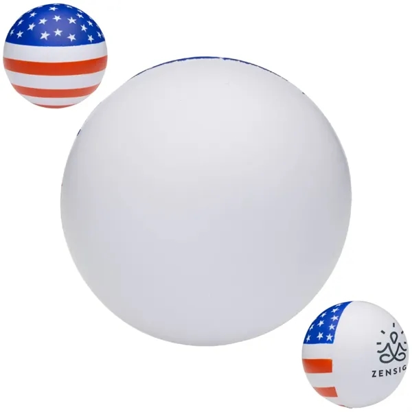 American Flag Round Stress Relief Ball - American Flag Round Stress Relief Ball - Image 2 of 2
