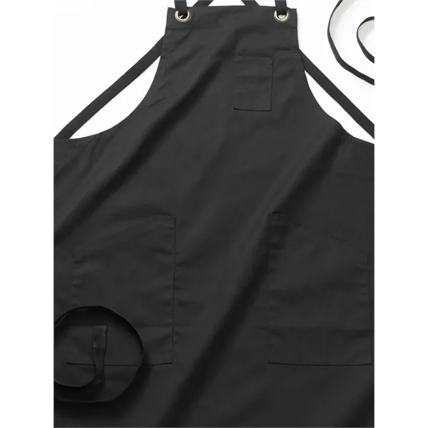 Edwards - Industries - Unisex Three-Pocket Twill Bib Apron - Edwards - Industries - Unisex Three-Pocket Twill Bib Apron - Image 1 of 8