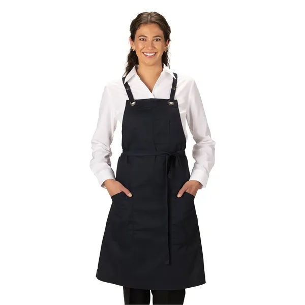 Edwards - Industries - Unisex Three-Pocket Twill Bib Apron - Edwards - Industries - Unisex Three-Pocket Twill Bib Apron - Image 4 of 8