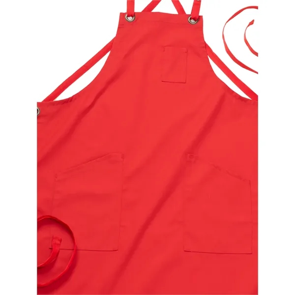 Edwards - Industries - Unisex Three-Pocket Twill Bib Apron - Edwards - Industries - Unisex Three-Pocket Twill Bib Apron - Image 5 of 8