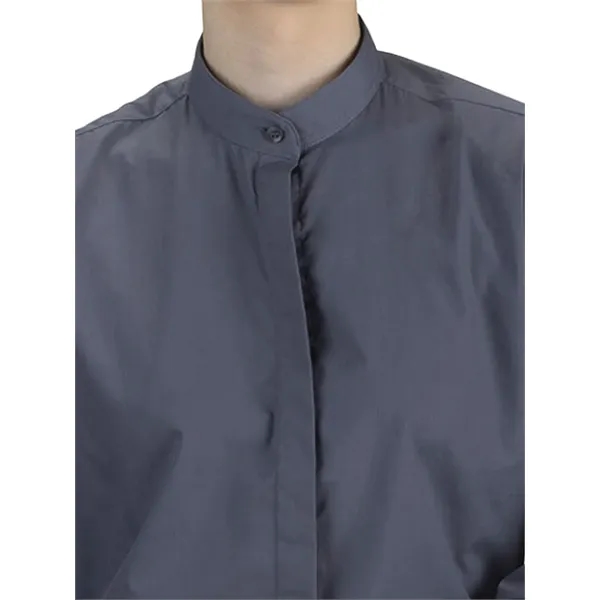 Edwards - Shirts & Blouses - Women's Banded Collar Shirt - Edwards - Shirts & Blouses - Women's Banded Collar Shirt - Image 4 of 8