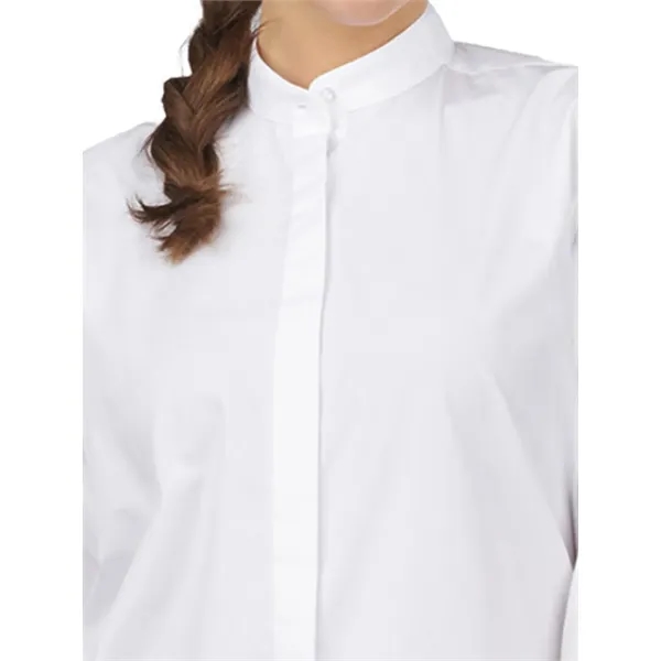 Edwards - Shirts & Blouses - Women's Banded Collar Shirt - Edwards - Shirts & Blouses - Women's Banded Collar Shirt - Image 7 of 8