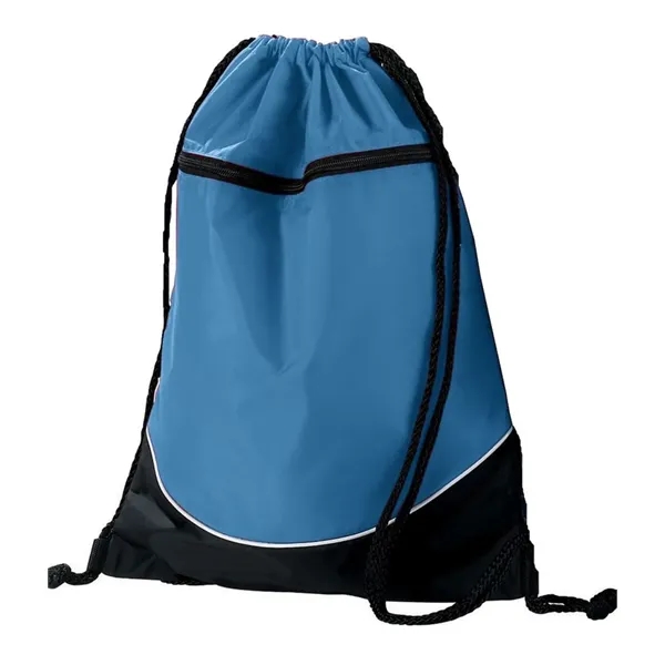 Custom Tri-Color Drawstring Backpack