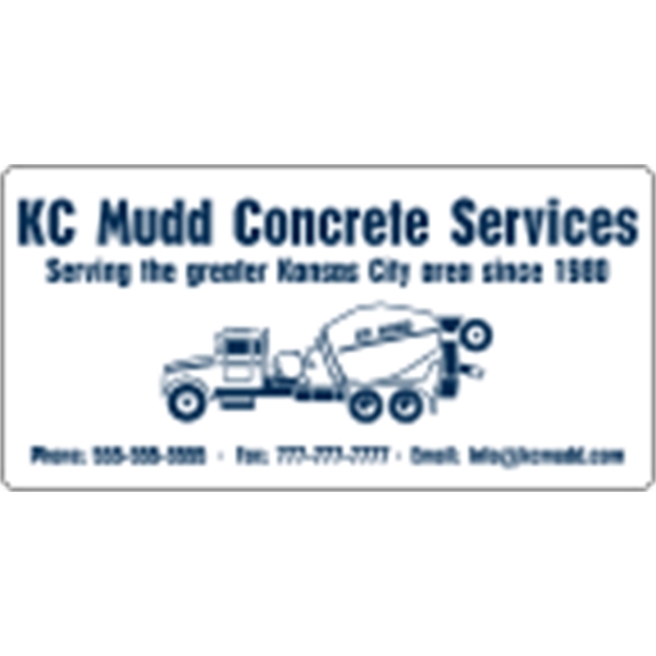 2" x 1" Round Cornered Kwik-Ship Decal