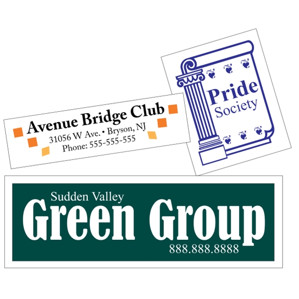 Custom White Vinyl  - Square-Cut (Back Adhesive) - Custom White Vinyl  - Square-Cut (Back Adhesive) - Image 9 of 16