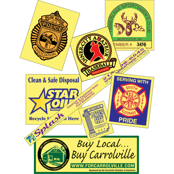 Custom Yellow Vinyl  - Square-Cut (Back Adhesive) - Custom Yellow Vinyl  - Square-Cut (Back Adhesive) - Image 0 of 16