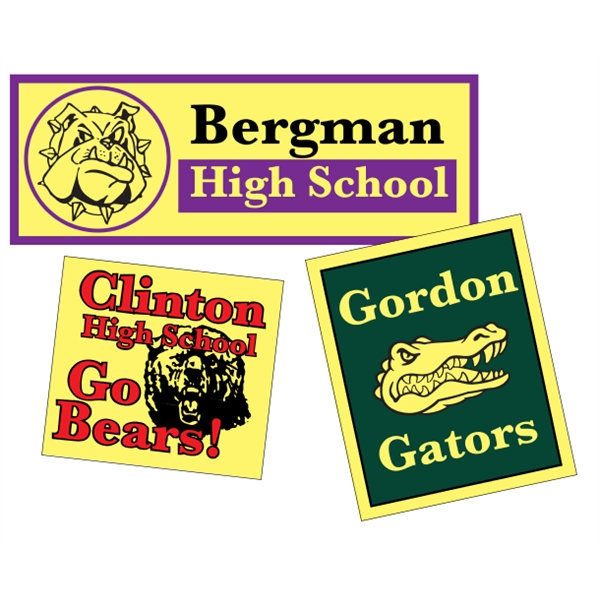 Custom Yellow Vinyl  - Square-Cut (Back Adhesive) - Custom Yellow Vinyl  - Square-Cut (Back Adhesive) - Image 15 of 16