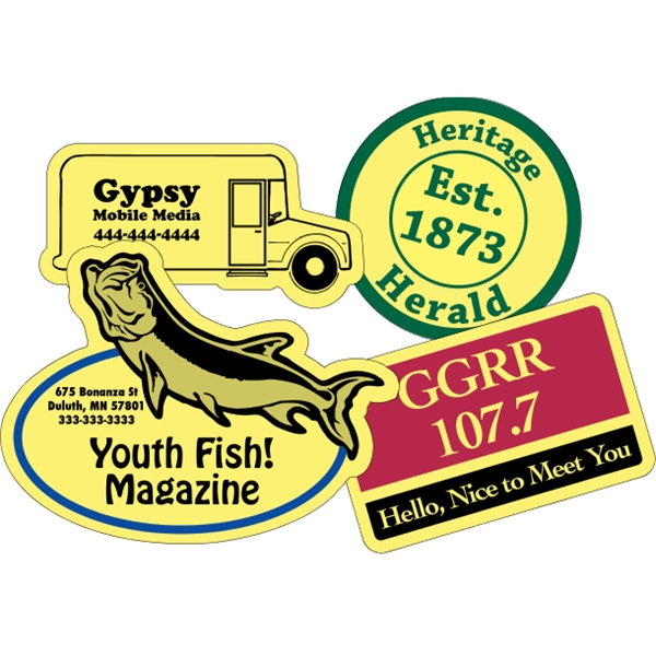 Custom Yellow Vinyl  - Die Cut (Back Adhesive) - Custom Yellow Vinyl  - Die Cut (Back Adhesive) - Image 8 of 16
