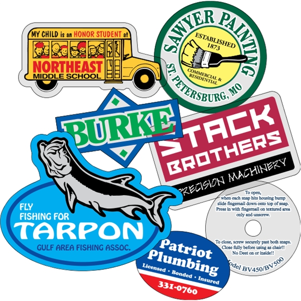 Custom Clear Polyester - Die Cut (Face Adhesive) Decal