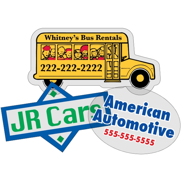 Custom Clear Polyester - Die Cut (Face Adhesive) Decal