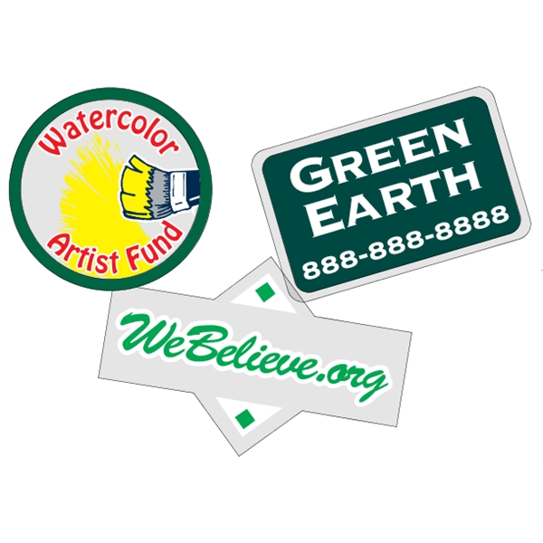 Custom Clear Polyester - Die Cut (Face Adhesive) Decal