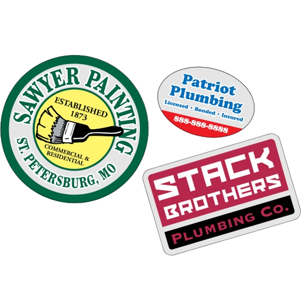 Custom Clear Polyester - Die Cut (Face Adhesive) Decal