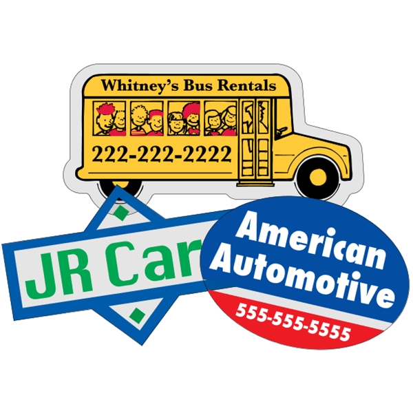 Custom Clear Polyester - Die Cut (Back Adhesive) Decals