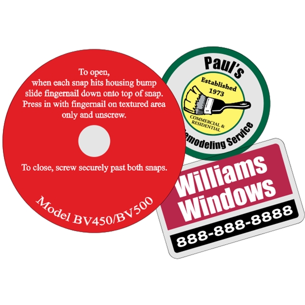 Custom Clear Polyester - Die Cut (Back Adhesive) Decals