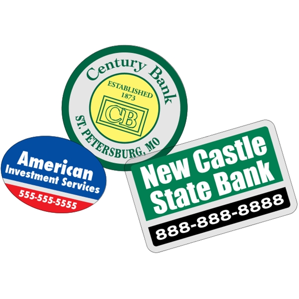 Custom Clear Polyester - Die Cut (Back Adhesive) Decals