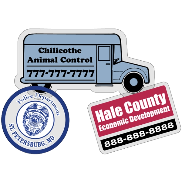 Custom Clear Polyester - Die Cut (Back Adhesive) Decals