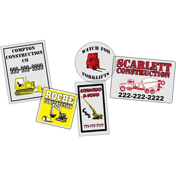 Removable Clear (Back Adhesive) Decals