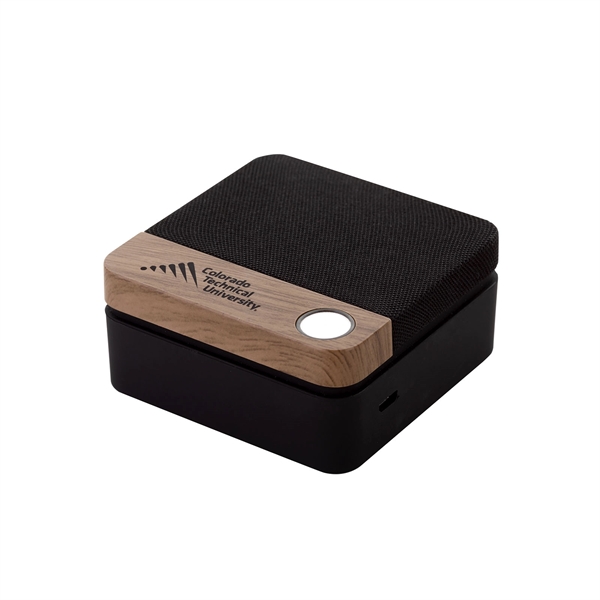 Wood Accented Bluetooth Speaker - Wood Accented Bluetooth Speaker - Image 1 of 4