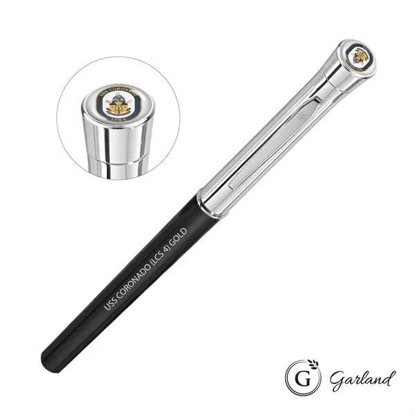 Garland® Monogram Custom Rollerball Pen - Chrome - Garland® Monogram Custom Rollerball Pen - Chrome - Image 0 of 9