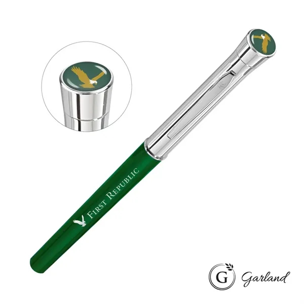 Garland® Monogram Custom Rollerball Pen - Chrome - Garland® Monogram Custom Rollerball Pen - Chrome - Image 8 of 9