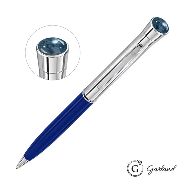 Garland® Monogram Aura Twist Ballpoint Pen - Chrome - Garland® Monogram Aura Twist Ballpoint Pen - Chrome - Image 4 of 8