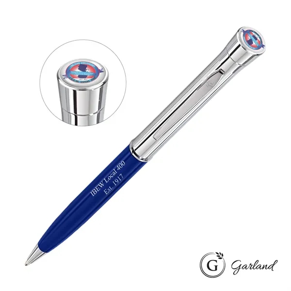 Garland® Monogram Custom Twist Ballpoint Pen - Chrome - Garland® Monogram Custom Twist Ballpoint Pen - Chrome - Image 3 of 8
