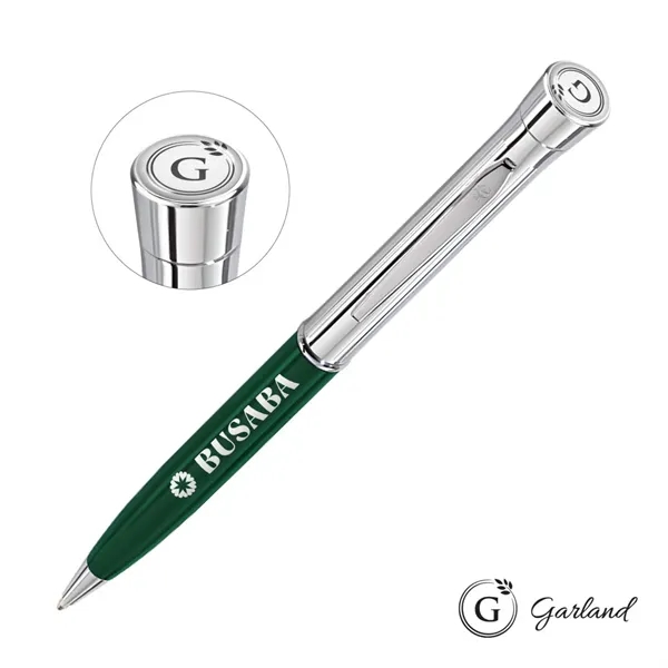 Garland® Monogram Twist Ballpoint Pen - Chrome - Garland® Monogram Twist Ballpoint Pen - Chrome - Image 7 of 8