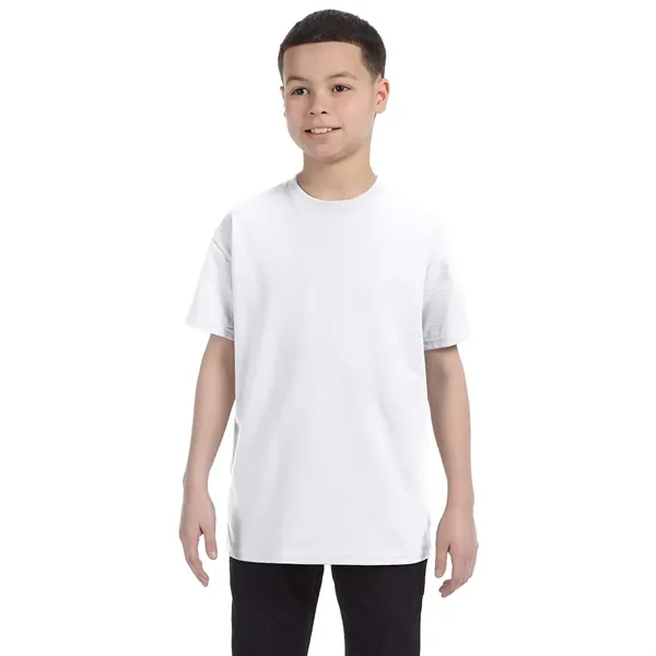 Hanes Youth 6.1 oz. Tagless T-Shirt - Hanes Youth 6.1 oz. Tagless T-Shirt - Image 2 of 19
