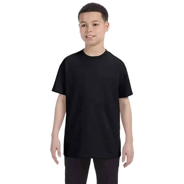 Hanes Youth 6.1 oz. Tagless T-Shirt - Hanes Youth 6.1 oz. Tagless T-Shirt - Image 3 of 19