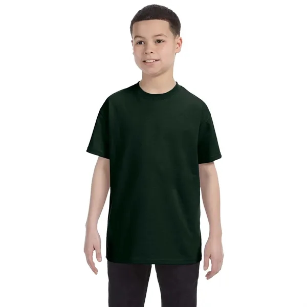 Hanes Youth 6.1 oz. Tagless T-Shirt - Hanes Youth 6.1 oz. Tagless T-Shirt - Image 4 of 19