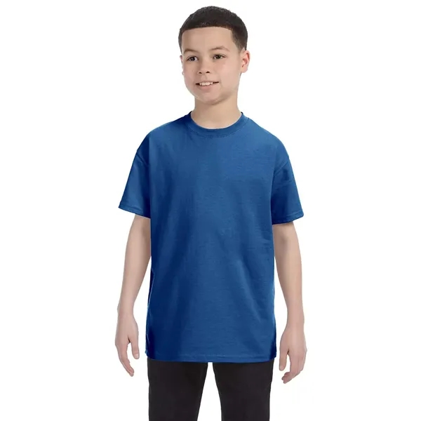 Hanes Youth 6.1 oz. Tagless T-Shirt - Hanes Youth 6.1 oz. Tagless T-Shirt - Image 6 of 19