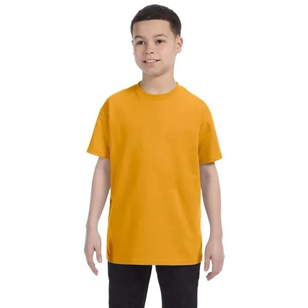 Hanes Youth 6.1 oz. Tagless T-Shirt - Hanes Youth 6.1 oz. Tagless T-Shirt - Image 7 of 19