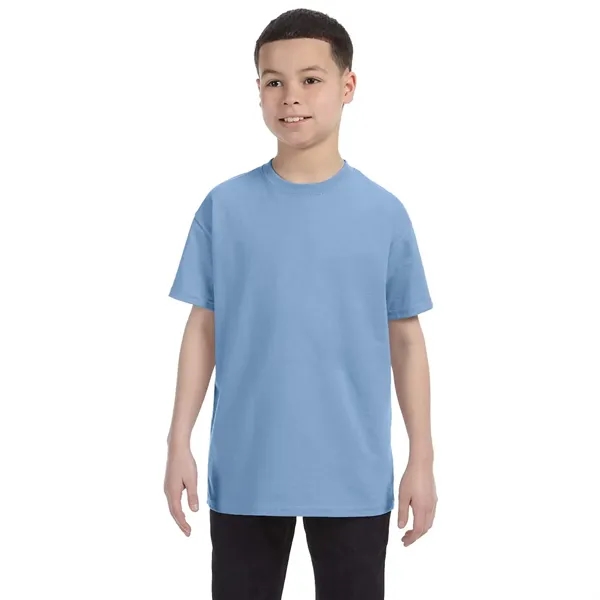 Hanes Youth 6.1 oz. Tagless T-Shirt - Hanes Youth 6.1 oz. Tagless T-Shirt - Image 10 of 19