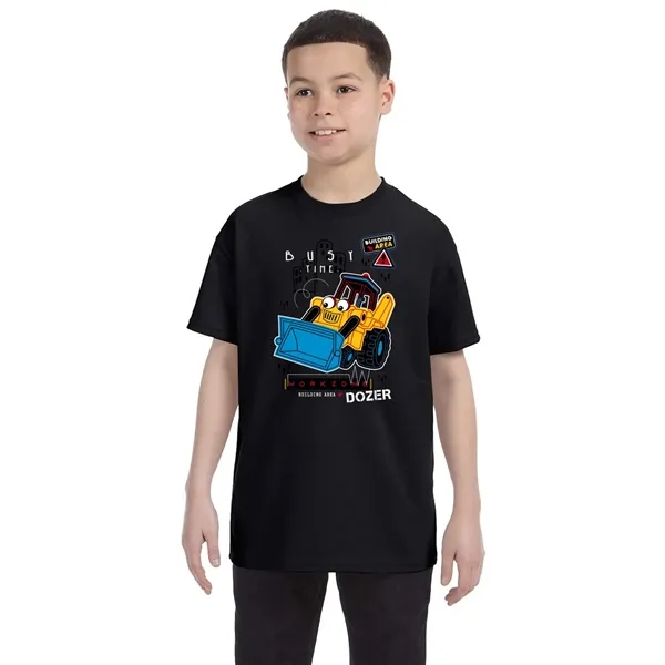 Hanes Youth 6.1 oz. Tagless T-Shirt - Hanes Youth 6.1 oz. Tagless T-Shirt - Image 14 of 19