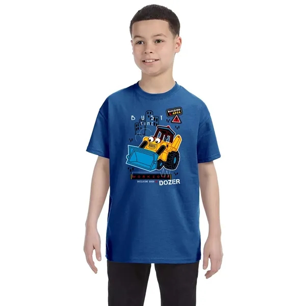 Hanes Youth 6.1 oz. Tagless T-Shirt - Hanes Youth 6.1 oz. Tagless T-Shirt - Image 17 of 19