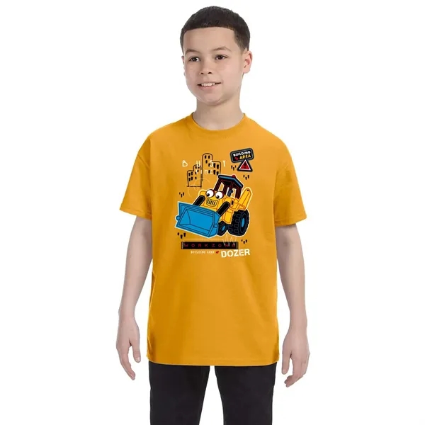 Hanes Youth 6.1 oz. Tagless T-Shirt - Hanes Youth 6.1 oz. Tagless T-Shirt - Image 18 of 19