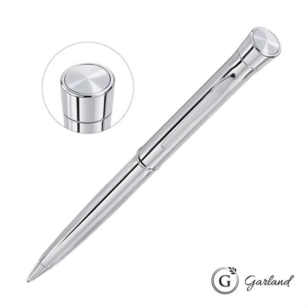 Garland® Signature Custom Emblem Twist Pen - Chrome - Garland® Signature Custom Emblem Twist Pen - Chrome - Image 2 of 4